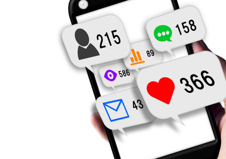 3d illustration of social network service concept