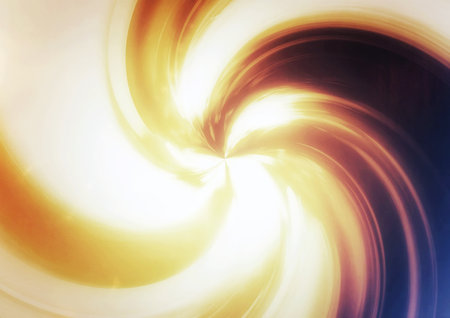 Abstract background with swirling fire flames in energy conceptの写真素材