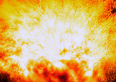 3d illustration of fire flames exploding in energy concept
