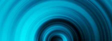 Abstract background of swirling shiny blue light lines in a futuristic technology concept