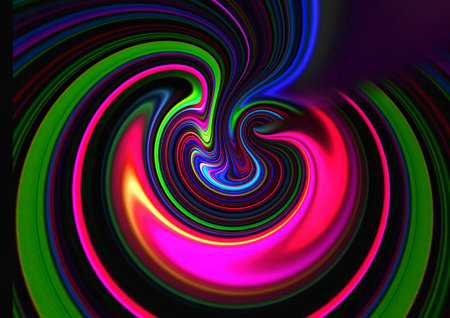 Abstract coloring background of the gradient with visual wave,twirl and lighting effects