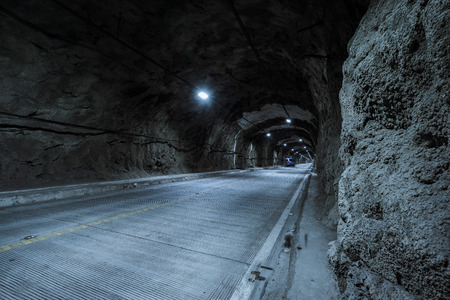 Cave Tunnelの写真素材