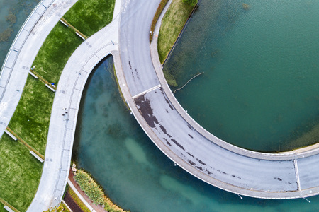 Giant network living areaの写真素材