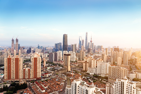 Shanghai City Sceneryのeditorial素材