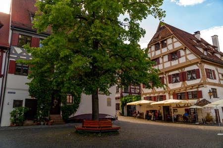 Fishermens district in Ulm, Germanyのeditorial素材