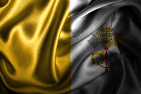 Flags of the world with silky satin texture. Digitally created.の写真素材