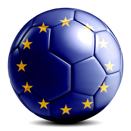 Soccer balls of the world. Digitally created.の写真素材