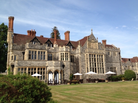 New forest uk a hotel in the castleの素材