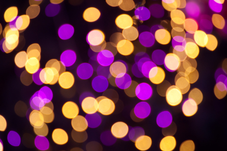 Bokeh lights of Christmas treeの写真素材