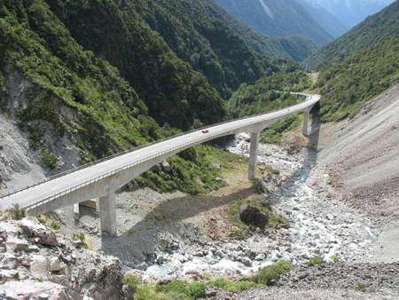 Arthur's Pass, South Island, New Zealandの写真素材