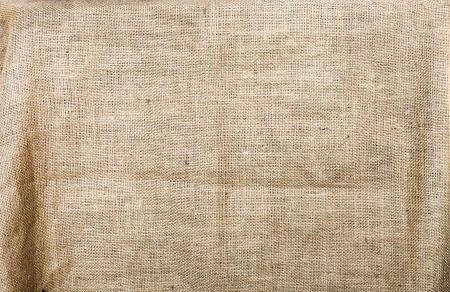 Texture of old burlap fabricの写真素材