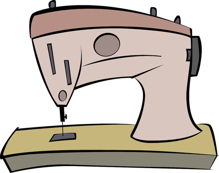 Sewing Machine vector illustrationのイラスト素材