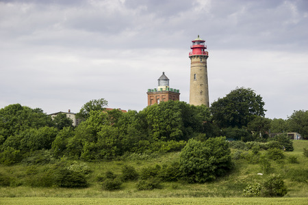 Cape Arkona Lighthouse in Rugen islandの写真素材