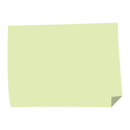 Empty Sticky paper note. Flat design with shadowの写真素材
