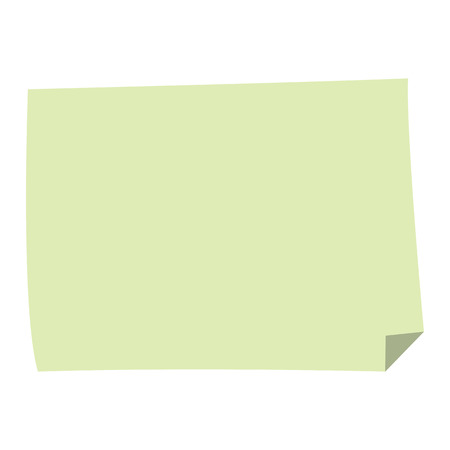 Empty Sticky paper note. Flat design with shadowの写真素材