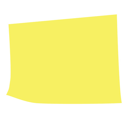Empty Sticky paper note. Flat design with shadowの写真素材