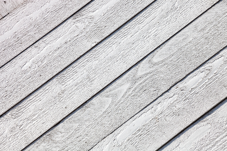 Rustic White painted wooden planks backgroundの写真素材