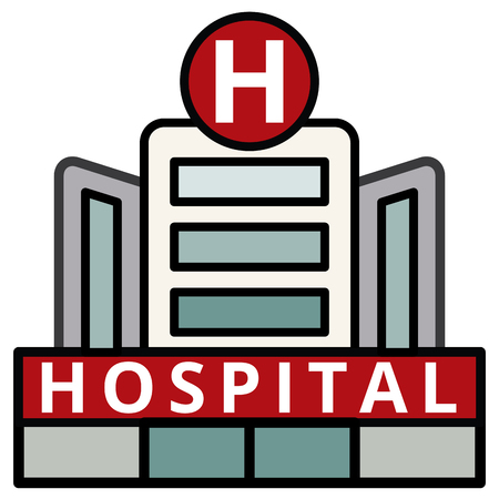 Modern Hospital Building vector illustration. EPS10の写真素材