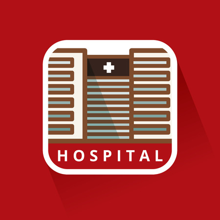 Modern Hospital Building vector illustration. EPS10の写真素材