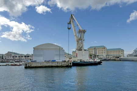 Cape Town harbor area - waterfront  South Africaのeditorial素材