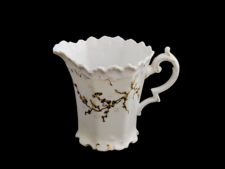 Very old  more than 70 years  czechoslovak porcelain bowlの写真素材