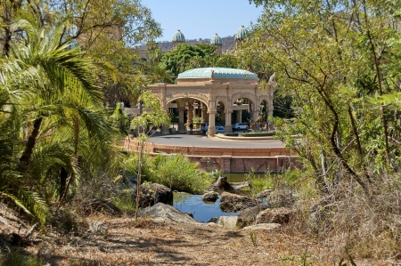 Fragment of Palace of the Lost City hotel in Sun City, South Africaのeditorial素材