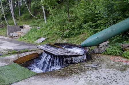 Fulling-mill in Jeleznitsa village, near Sofiaの写真素材