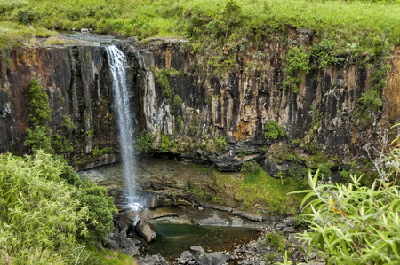 Sterkspruit waterfall, KwaZulu-Natal, Drakensbergの写真素材