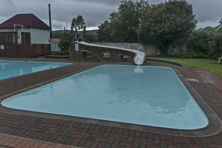 Garden lake/pond with cold water in Sabieのeditorial素材