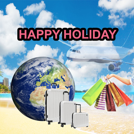 Happy Holiday Cardの写真素材