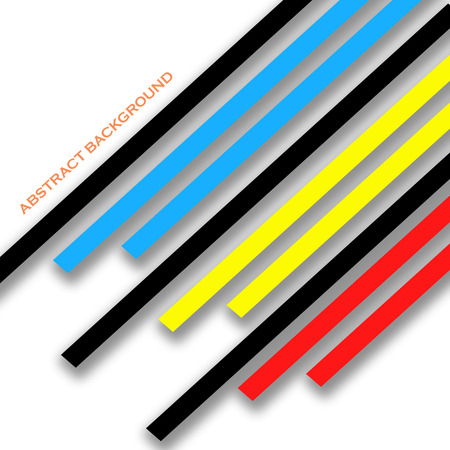 Colorful Lines Abstract Backgroundの写真素材