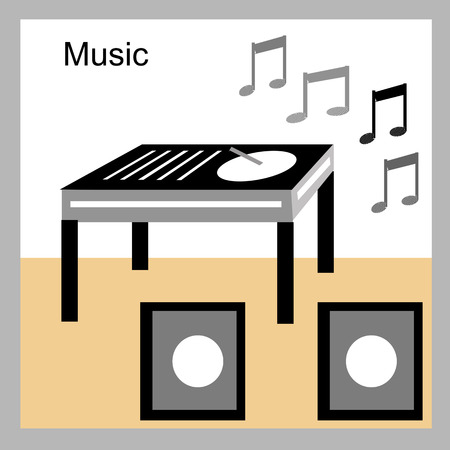 DJ Sound Systemの写真素材