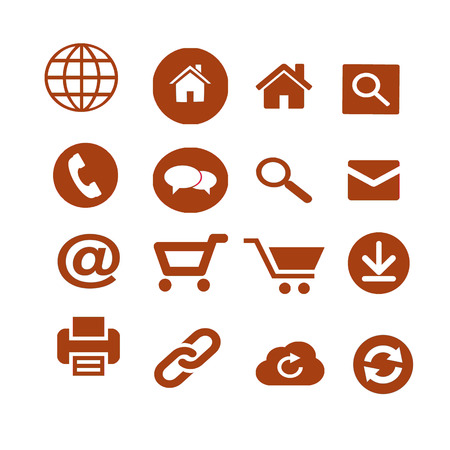 Web Icon setの写真素材