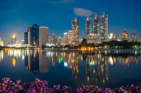 Bangkok at nightの写真素材