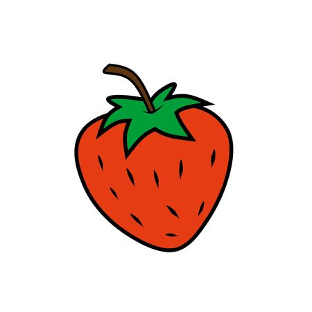 Fresh strawberry fruit for businessのイラスト素材