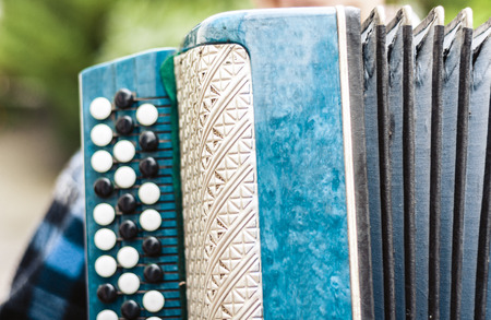 classical retro bayan (accordion), musical instrument