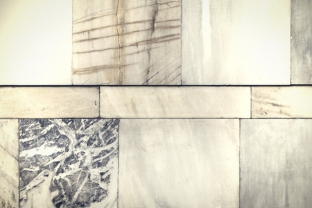 Marble texture â€“ floor with stone slabs background in ancient building