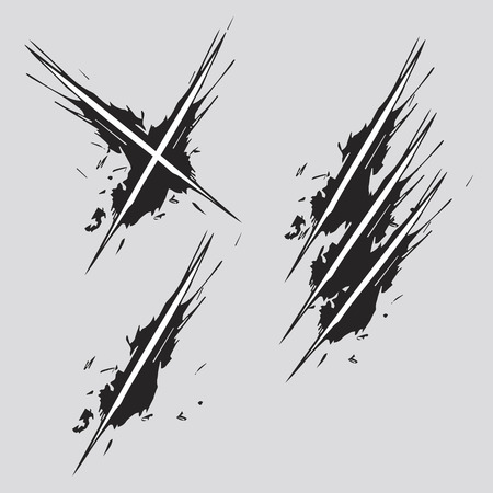 Claw Scratches Set のイラスト素材
