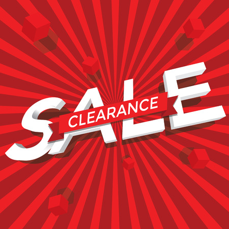 Sale clearance vectorのイラスト素材