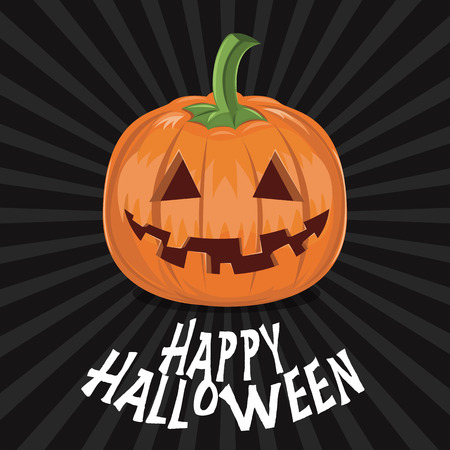 Pumpkin for halloween on background vector illustrationのイラスト素材