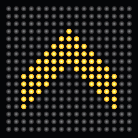 Led up arrow iconのイラスト素材