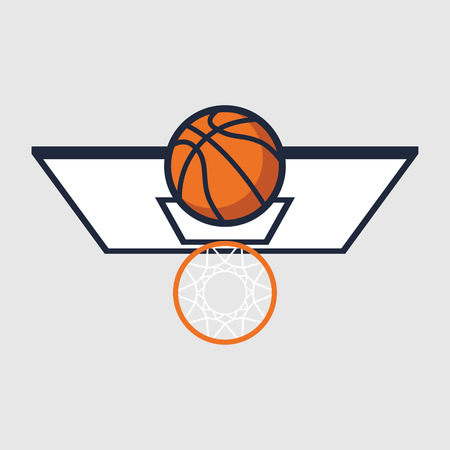 Basketball with hoop. Vectorのイラスト素材
