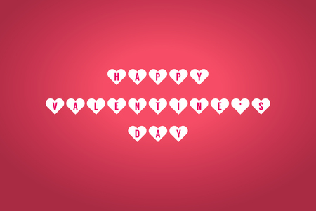 Happy Valentines Day greeting card.のイラスト素材