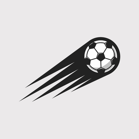 Soccer speed icon illustration on light background.のイラスト素材