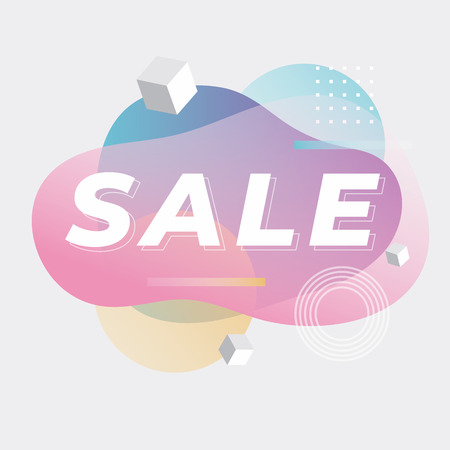 Sale banner template design.のイラスト素材