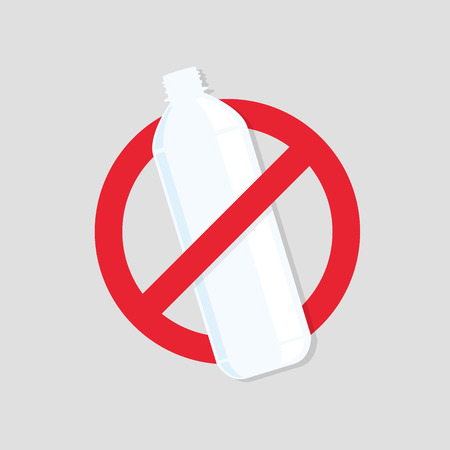 No plastic bottles icon.のイラスト素材