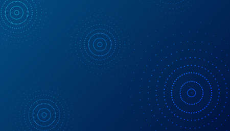 Background with a blue dot circle.のイラスト素材