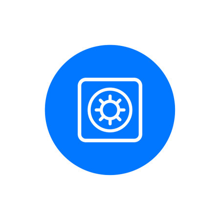 CoinLoan (CLT) coin icon isolated on white background.のイラスト素材