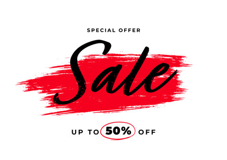 Special offer sale banner. vector illustrationのイラスト素材