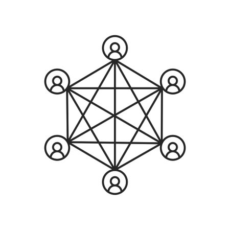 Web 3.0 or Web3 is the third generation of the World Wide Web. People Connection concept.のイラスト素材